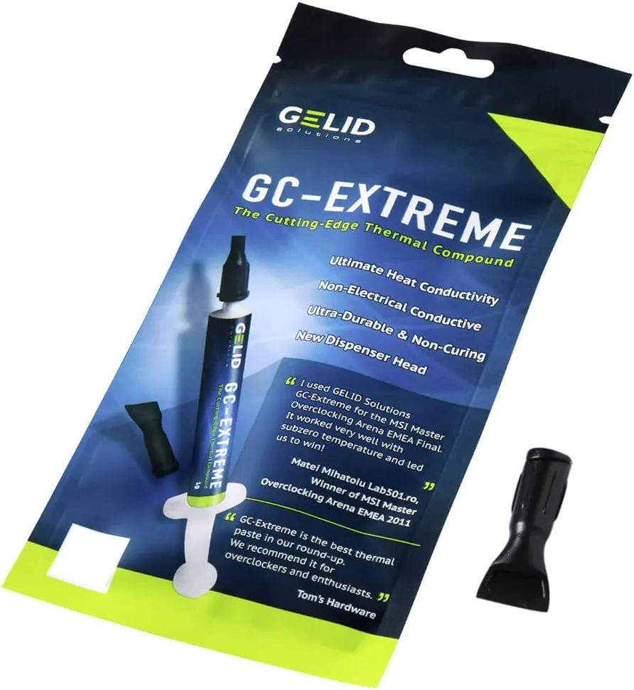 Best Price On Gelid Solutions GC-Extreme 1g Thermal Conductive Paste For All PC Parts In Pakistan - mbatraders (1)