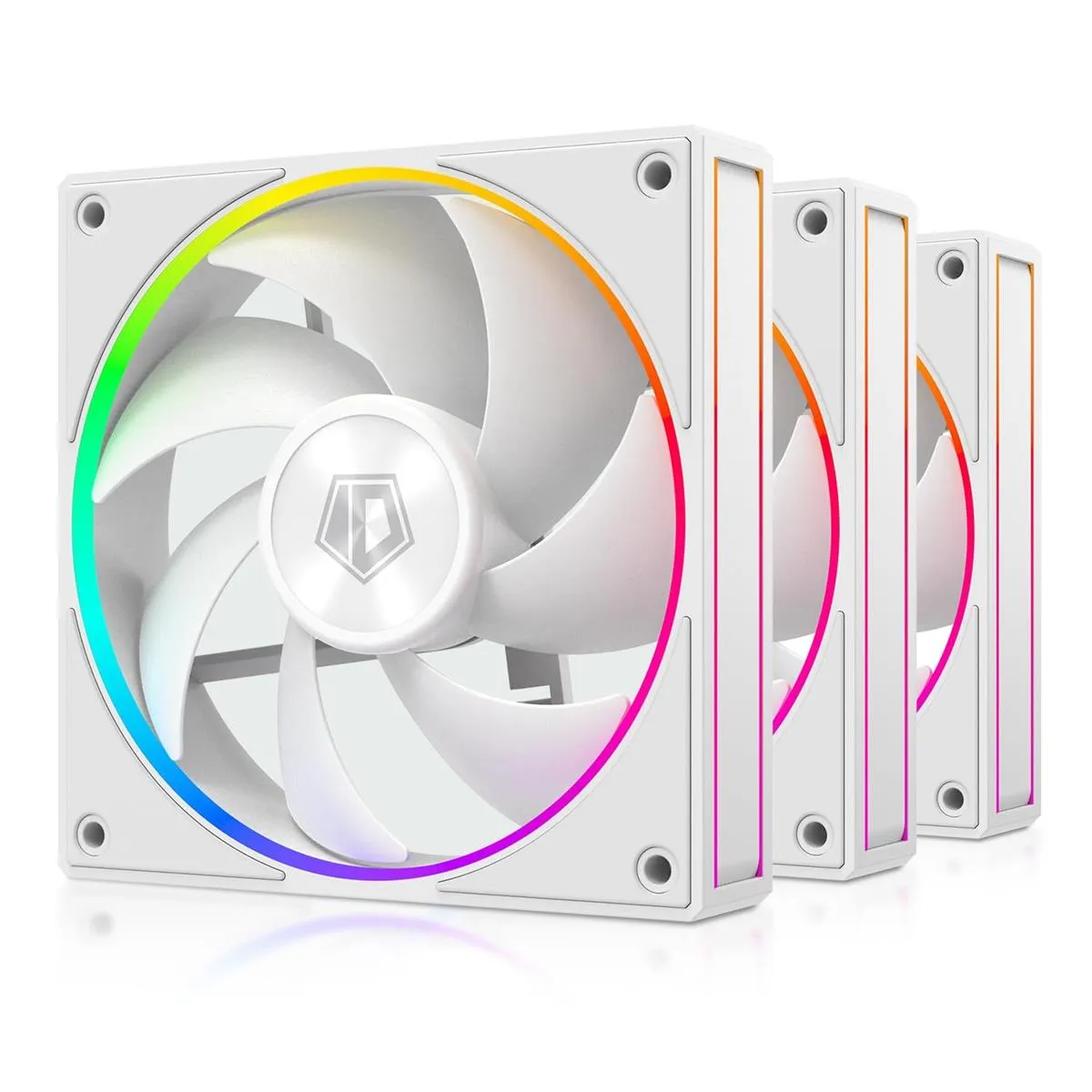 Best Price On ID-Cooling AF-127-ARGB-W Trio 120mm Gaming PC Case Fan In Pakistan - mbatraders (1)