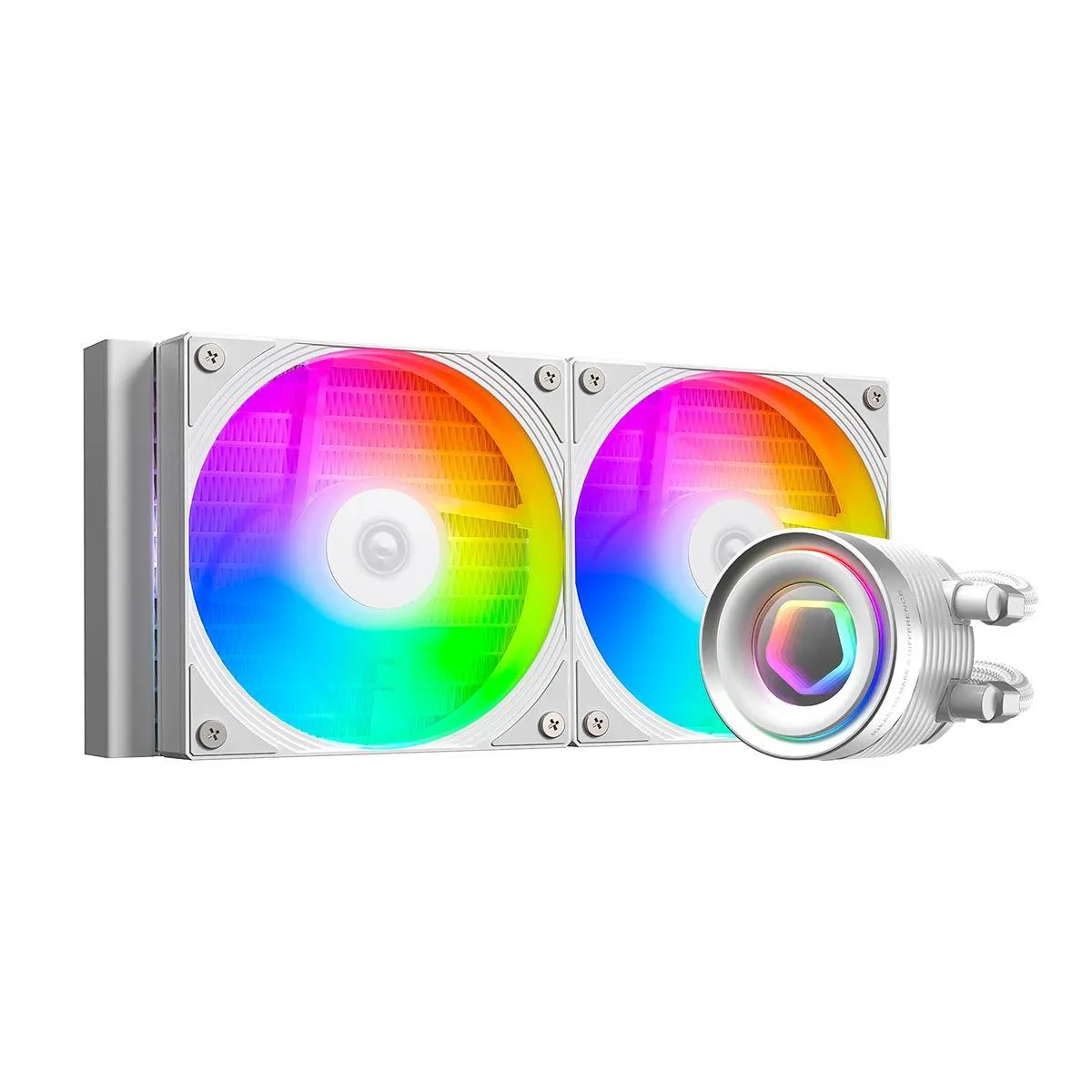 Best Price On ID-Cooling FX240 INF White ARGB AIO 240mm PC Liquid CPU Cooler In Pakistan - mbatraders (1)