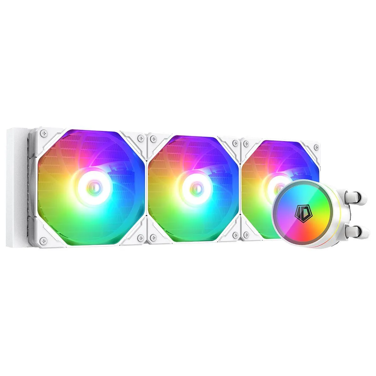 Best Price On ID-Cooling ZoomFlow 360 XT V2 ARGB AIO 360mm White Liquid CPU Cooler In Pakistan - mbatraders (1)