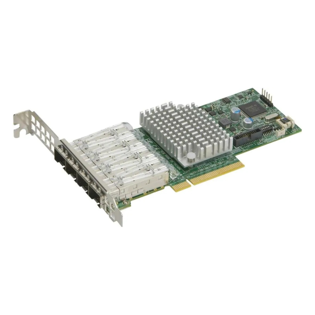 Best Price On Intel Supermicro XL710-AM1 AOC-STG-I4S 10G Quad Port Ethernet LAN Controller In Pakistan - mbatraders (1)