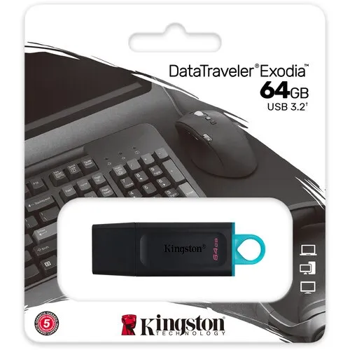 Best Price On Kingston 64GB DataTraveler Exodia DTX64GB Flash Drive In Pakistan - mbatraders (1)