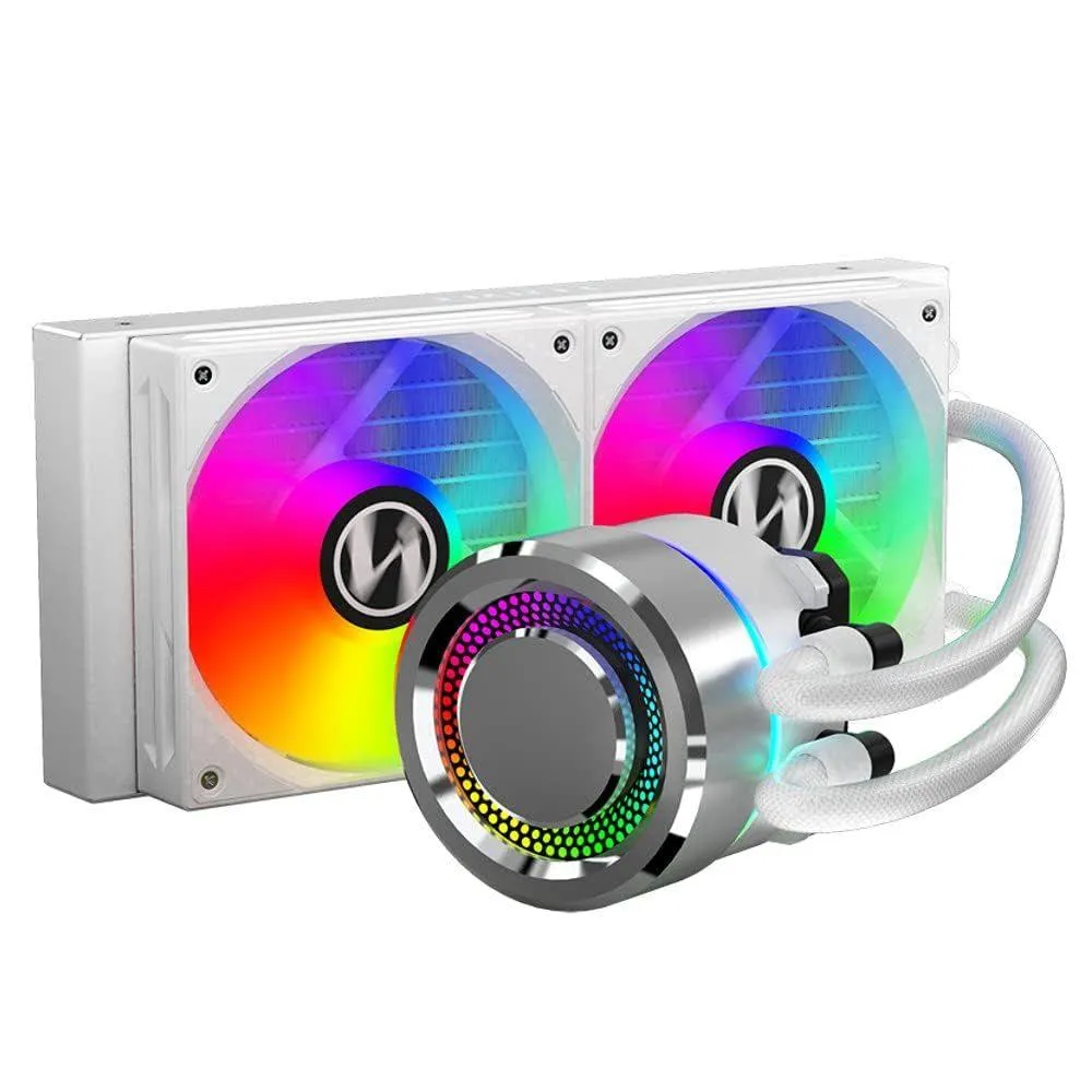 Best Price On Lian Li Galahad 240 AIO RGB White Gaming PC CPU Liquid Cooler In Pakistan - mbatraders (2)