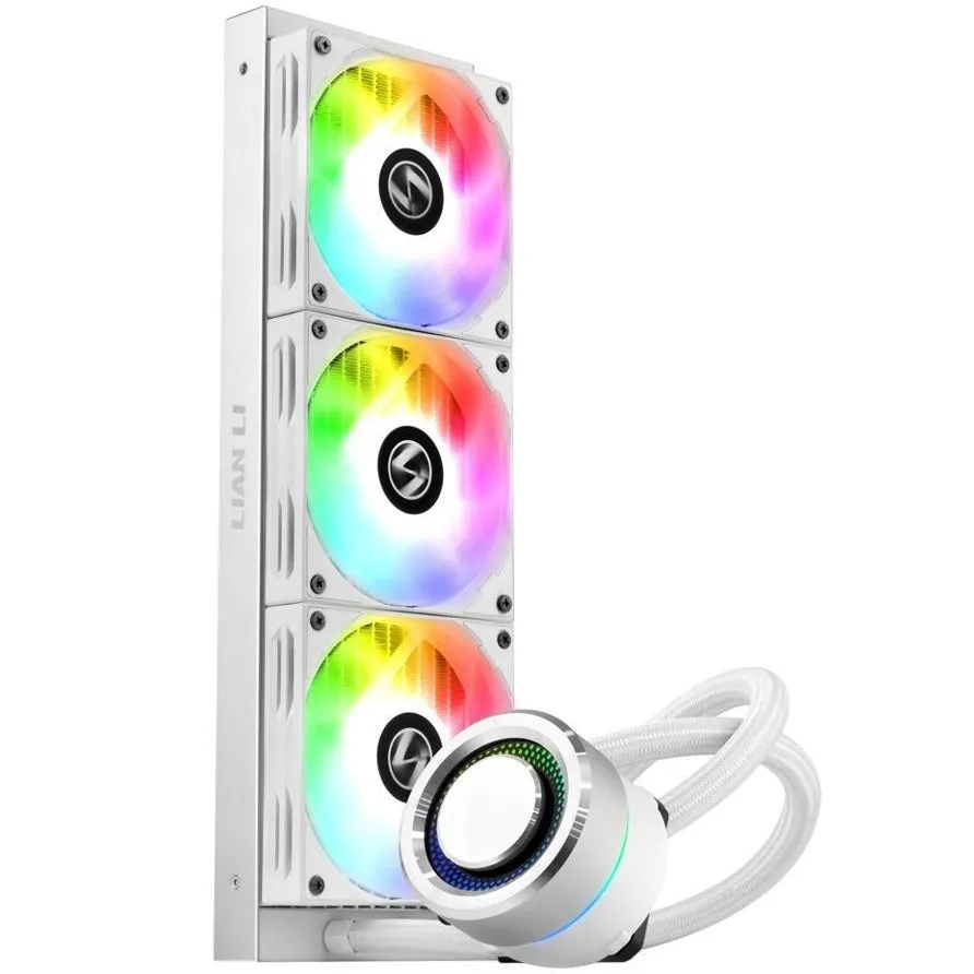 Best Price On Lian Li Galahad 360 ARGB White AIO PC Liquid CPU Cooler In Pakistan - mbatraders (1)