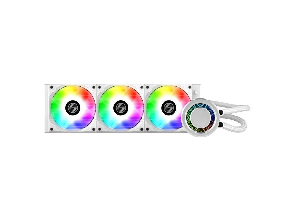 Best Price On Lian Li Galahad 360 ARGB White AIO PC Liquid CPU Cooler In Pakistan - mbatraders (2)