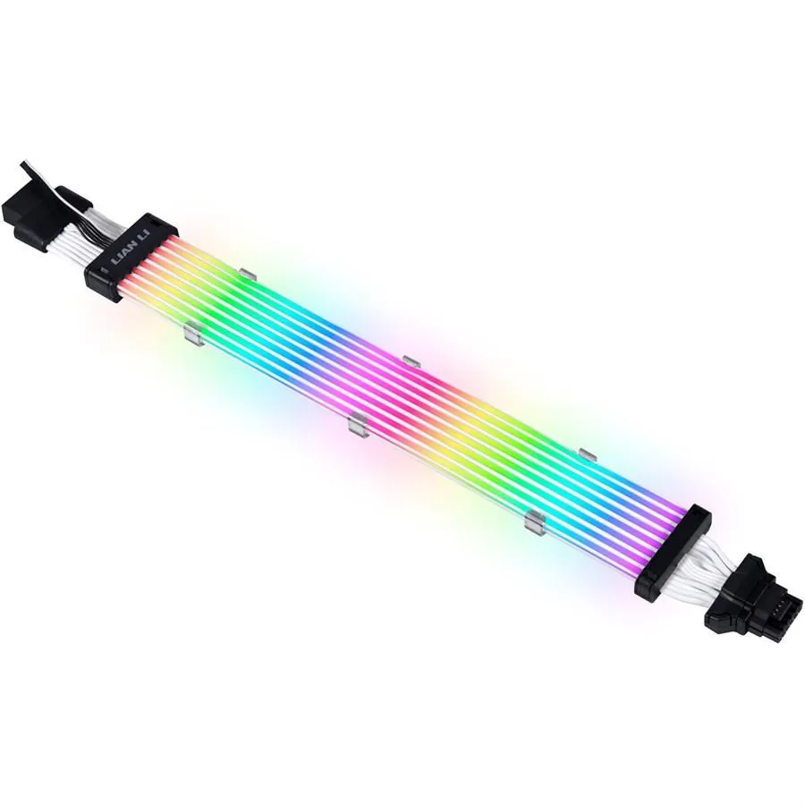 Best Price On Lian Li Strimer Plus V2 12VHPWR to 12VHPWR 320mm Extension ARGB Cable, 8x Light Guide In Pakistan - mbatraders (1)