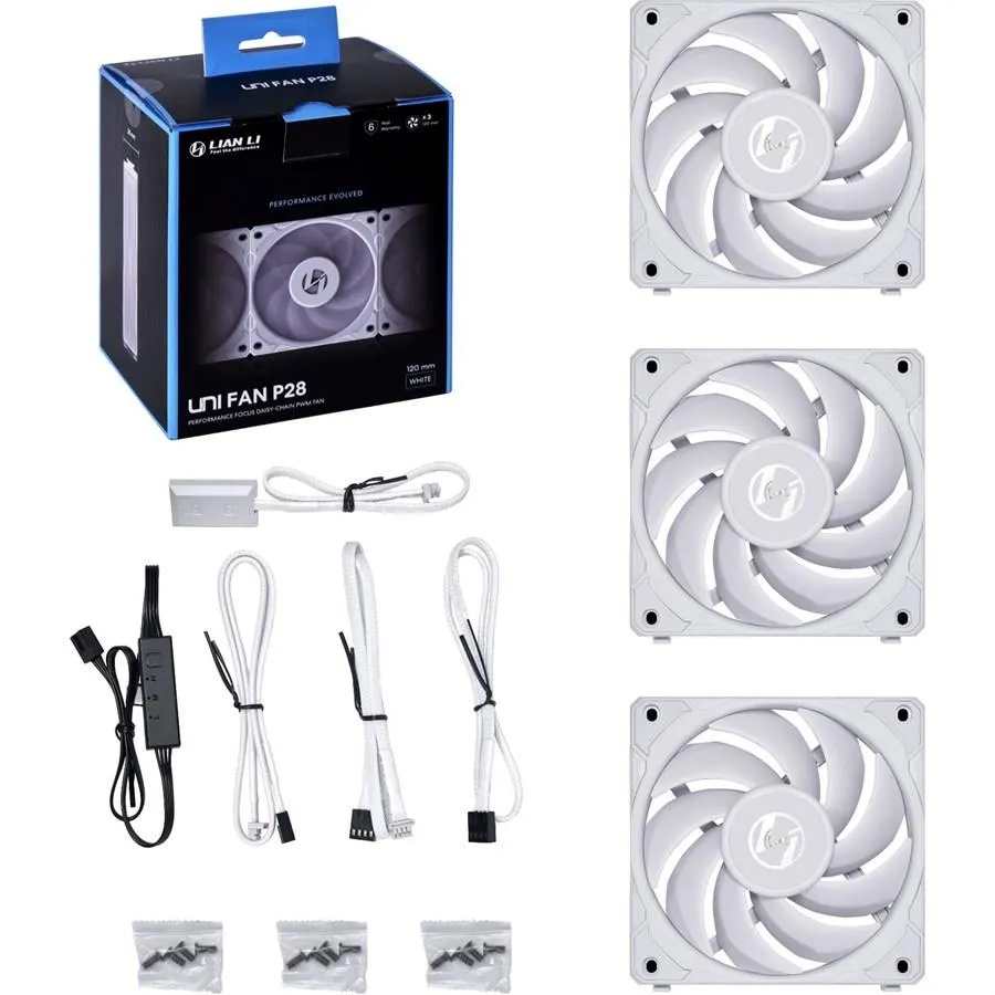 Best Price On Lian Li Uni Fan P28 120mm PWM PC Case Fans - 3Pcs In Pakistan - mbatraders (3)