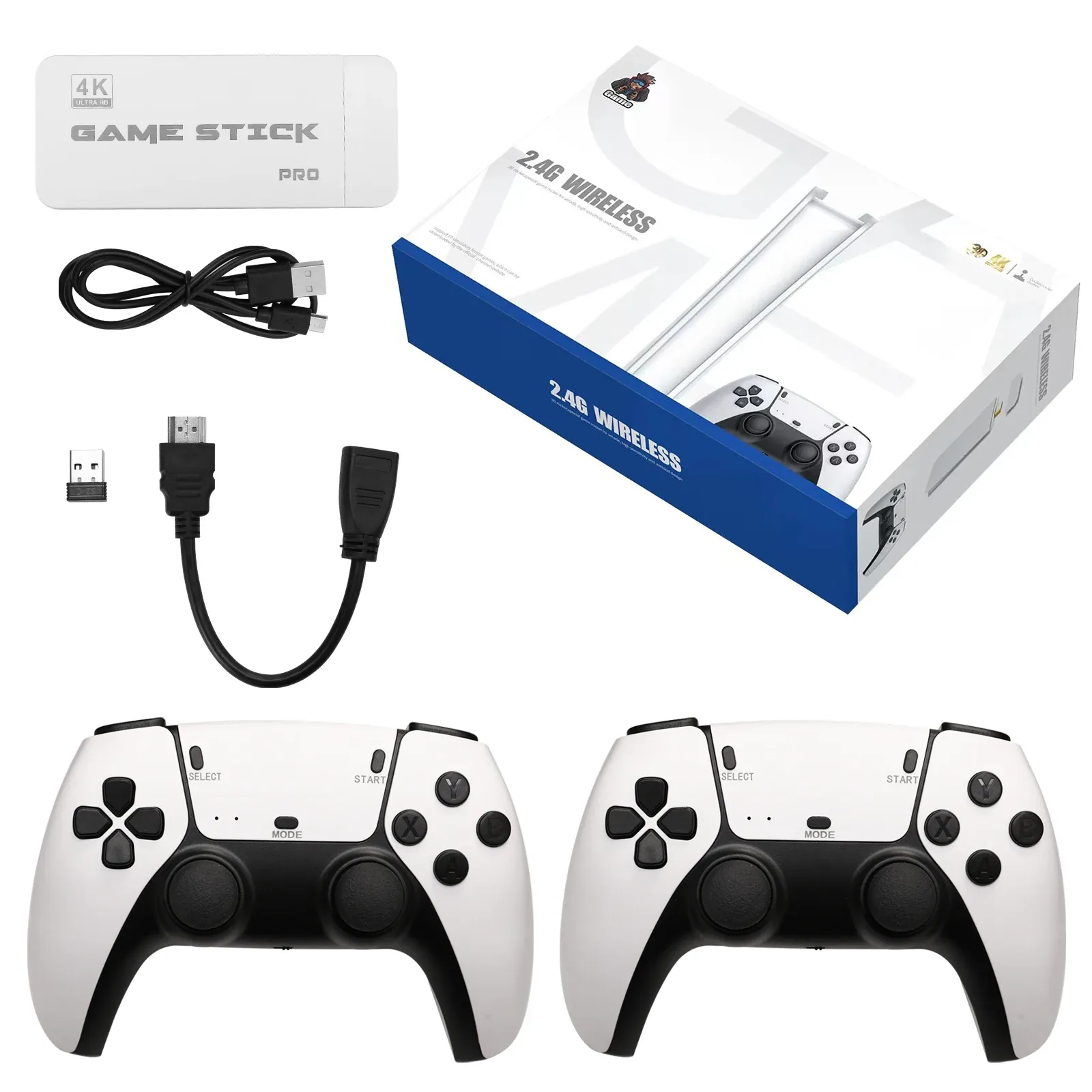 Best Price On M15 Video Game Stick 4K 64G 20000+ Retro Games Console In Pakistan - mbatraders (1)