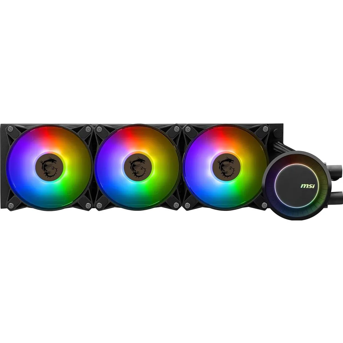 Best Price On MSI MAG CoreLiquid E360 ARGB Black AIO 360mm Liquid PC CPU Cooler In Pakistan - mbatraders (1)