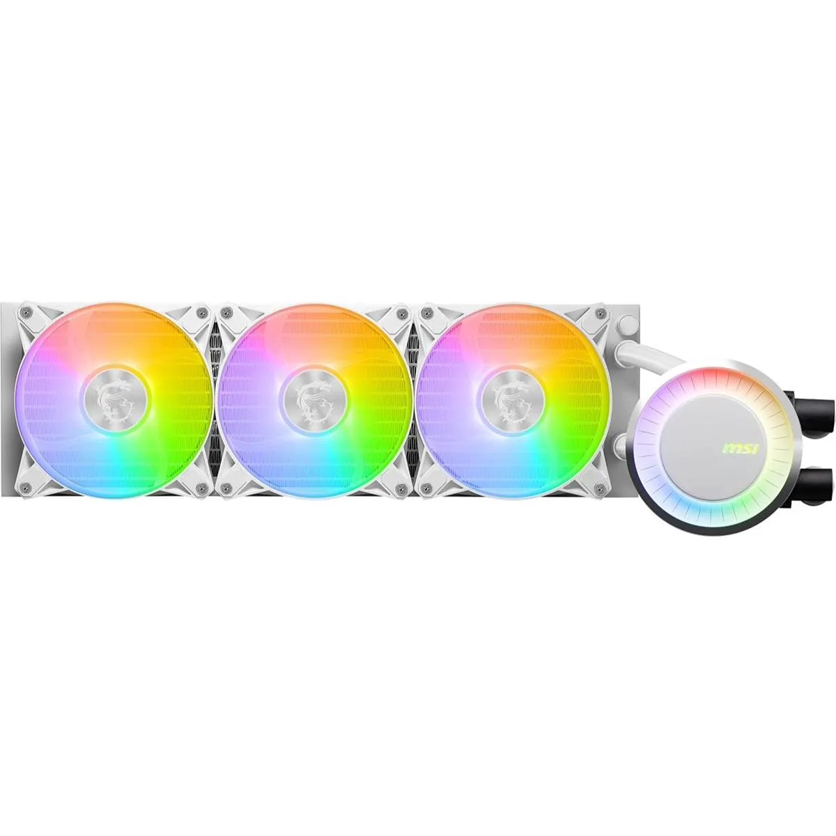 Best Price On MSI MAG CoreLiquid E360 White ARGB AIO 360mm PC Liquid CPU Cooler In Pakistan - mbatraders (1)