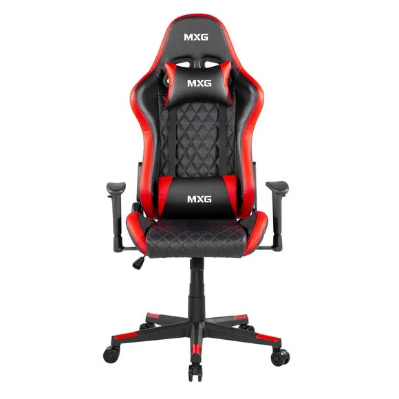 Best Price On MXG GCH-01 Large Diamond Quilted PU with Headrest and Lumbar Support Gaming Chair In Pakistan - mbatraders (1)