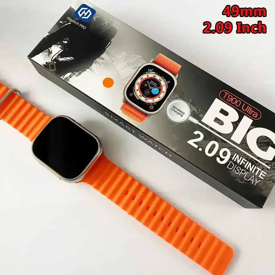 Best Price On New T900 Ultra Bluetooth Calling 49mm Big Screen Series 8 2.09″ Smartwatch In Pakistan-mbatraders (1)