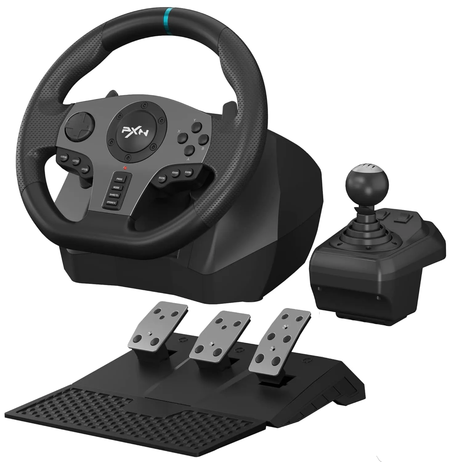 Best Price On PXN V9 Gaming Racing Wheel with Pedals and Shifter In Pakistan - mbatraders (1)