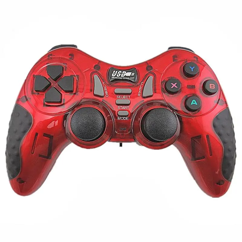 Best Price On Premium Quality Wired USB 2.0 Red Gamepad Joystick In Pakistan - mbatraders (1)