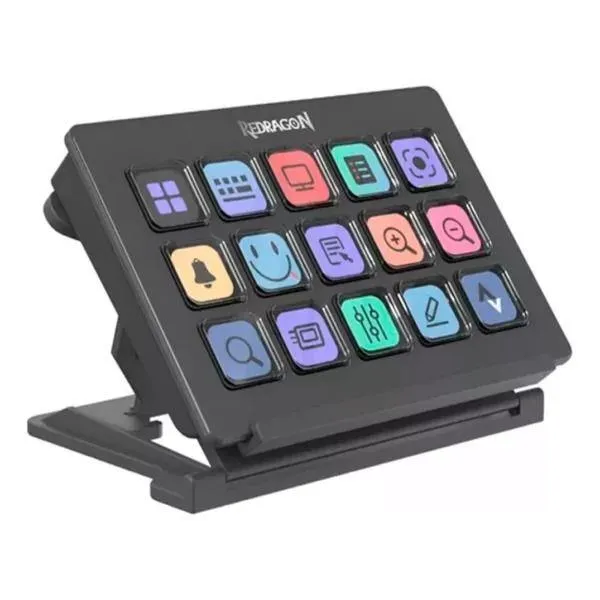 Best Price On Redragon Streamcraft SS-550 15 Customizable LCD Keys Stream Deck for GamersStreamers In Pakistan - mbatraders (1)