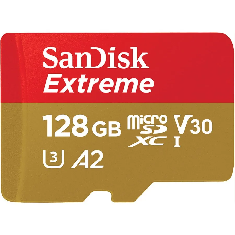 Best Price On SanDisk Extreme microSDXC UHS-I Up to 190MBs 128GB SD Memory Card In Pakistan - mbatraders (1)