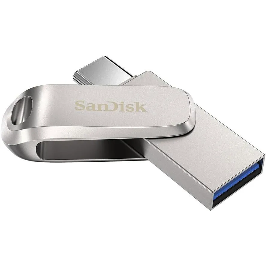 Best Price On SanDisk Ultra Dual Drive Luxe 3.0 USB 2.0 Type-C 512GB Mobile Metal Pendrive In Pakistan - mbatraders (1)