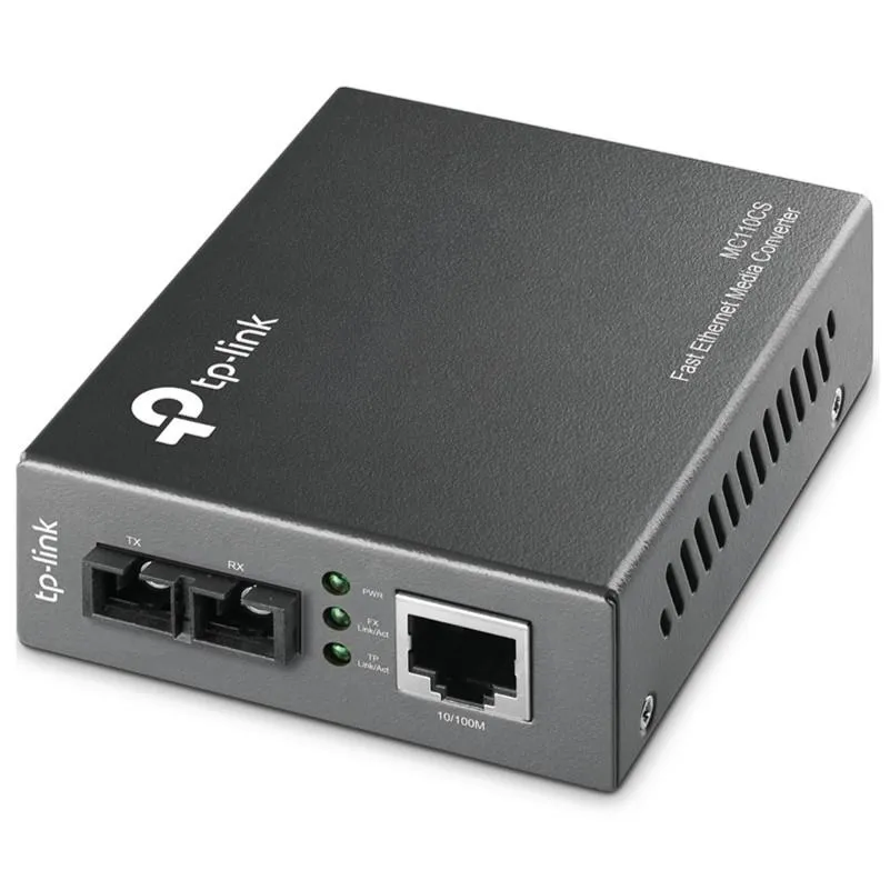 Best Price On TP-Link MC110CS 10100Mbps Single-Mode Media Converter In Pakistan - mbatraders (1)