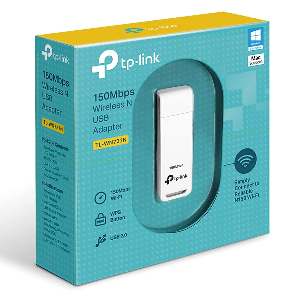 Best Price On TP-Link TL-WN727N 150Mbps Wireless N USB Adapter In Pakistan - mbatraders (1)