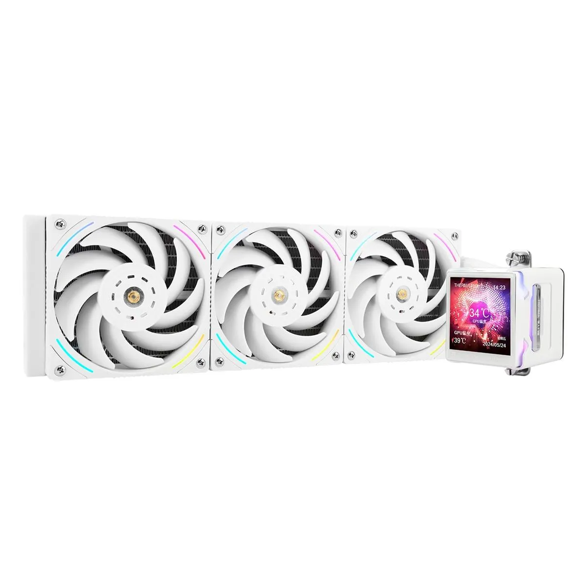 Best Price On Thermalright Elite Vision 360 White ARGB Gaming PC CPU AIO Cooler In Pakistan - mbatraders (1)