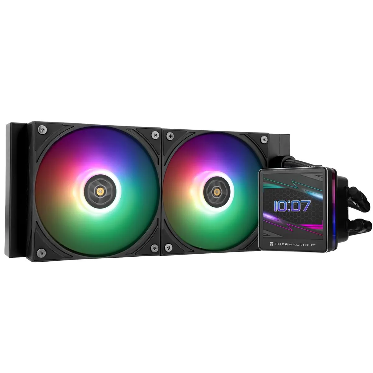 Best Price On Thermalright Grand Vision 240 ARGB Black PC CPU AIO Cooler In Pakistan - mbatraders (1)