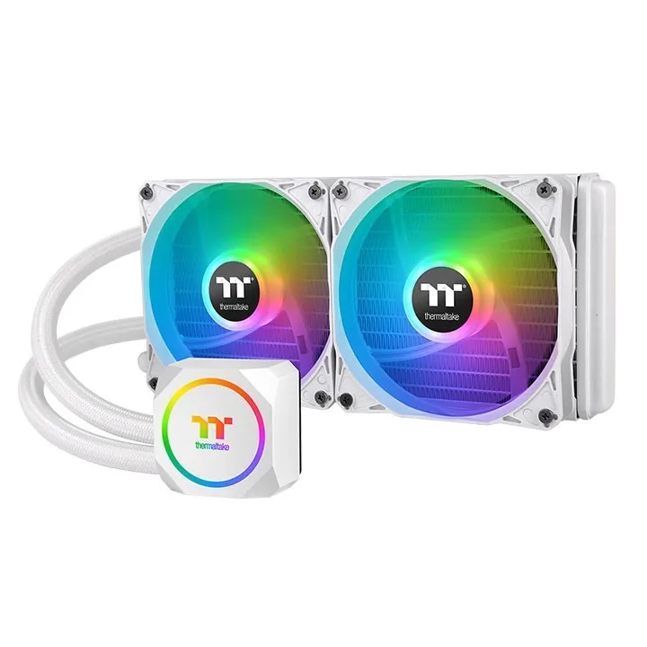 Best Price On Thermaltake TH240 ARGB Sync Snow Edition AIO Liquid PC CPU Cooler In Pakistan - mbatraders (1)