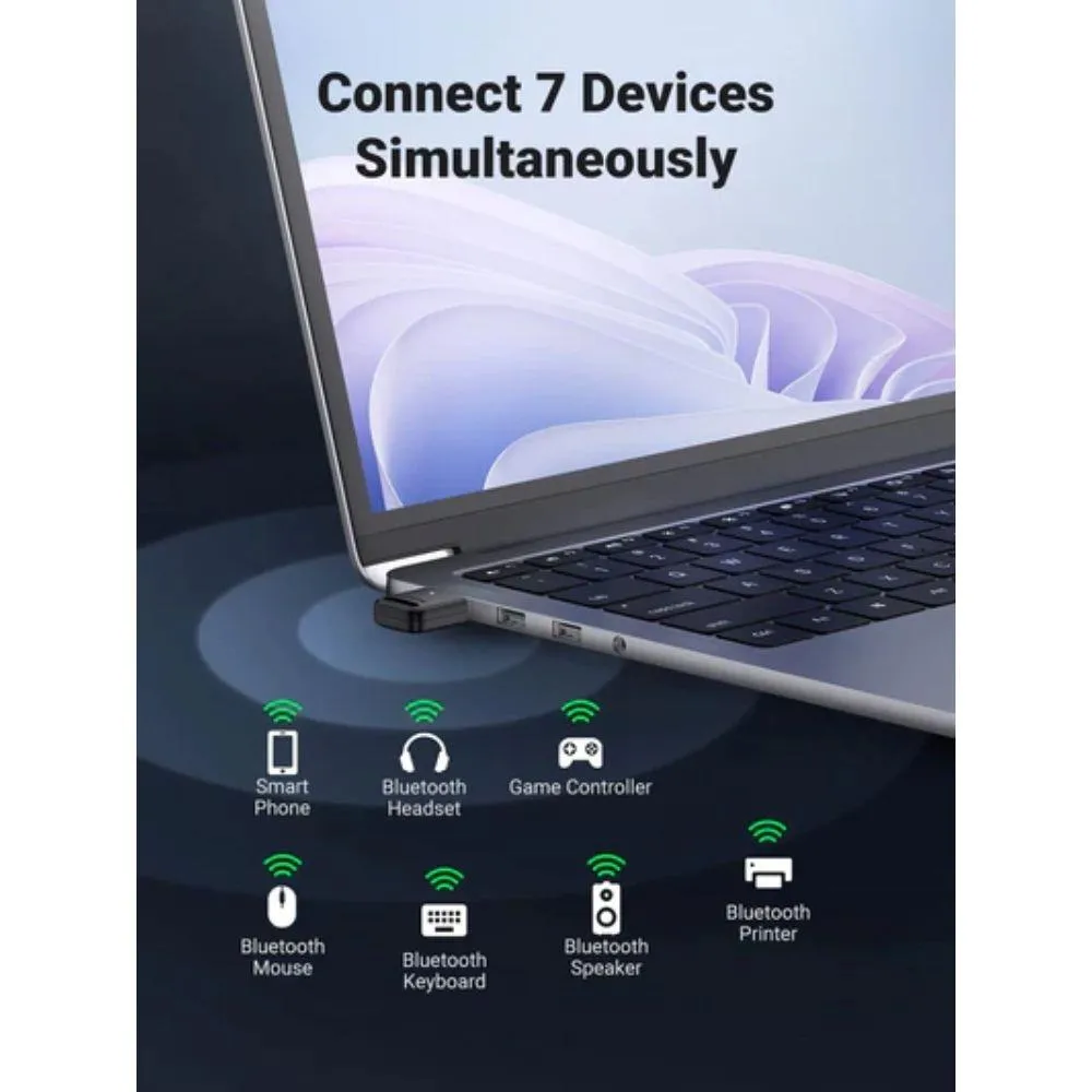 Best Price On Ugreen Wireless Dongle USB Bluetooth 5.3 Adapter For PC In Pakistan - mbatraders (5)