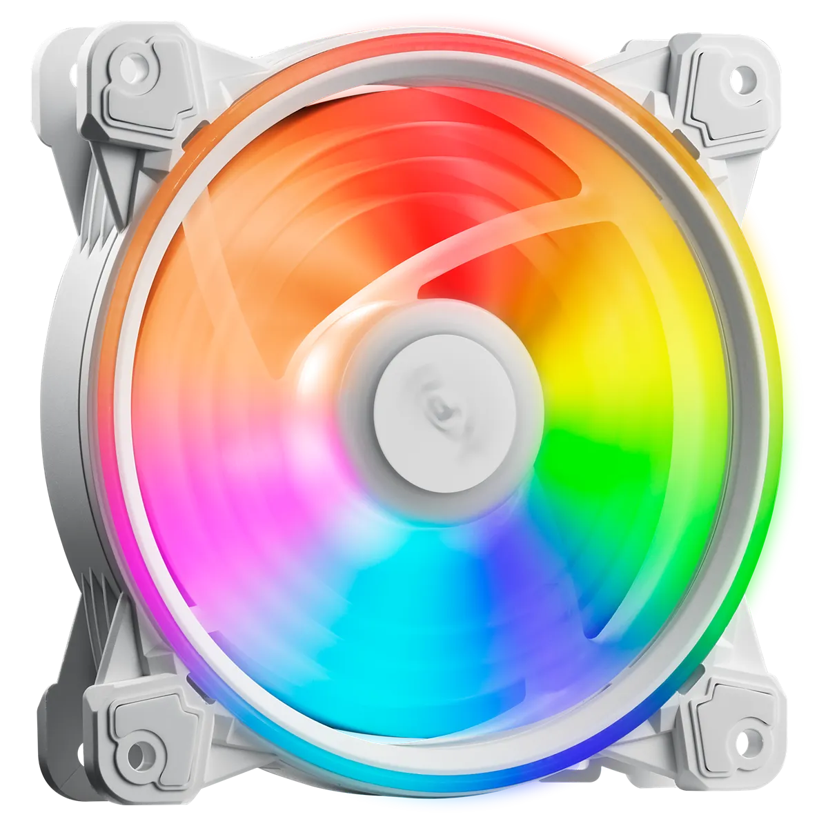 Best Price On XPG Hurricane 120 ARGB PWM 120mm White PC Case Fan In Pakistan - mbatraders (1)