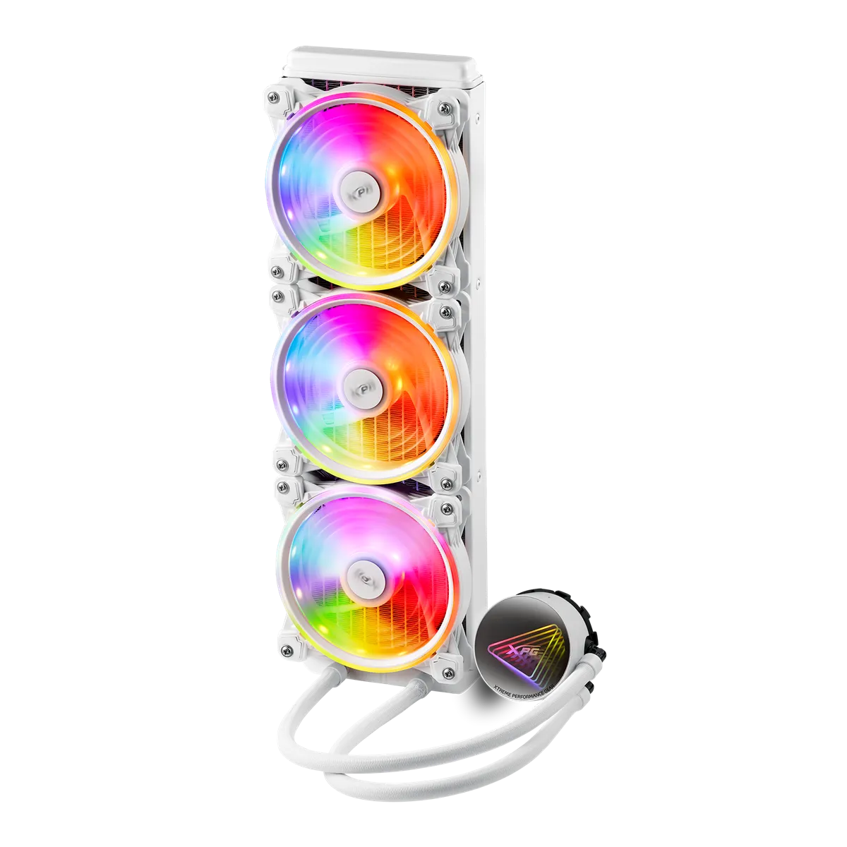 Best Price On XPG Levante X 360 ARGB AIO White Gaming PC Liquid CPU Cooler In Pakistan - mbatraders (1)
