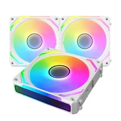 Best Price On Xigmatek Starlink Ultra Arctic ARGB 120mm White PC Case Fans - 3Pcs In Pakistan - mbatraders (1)