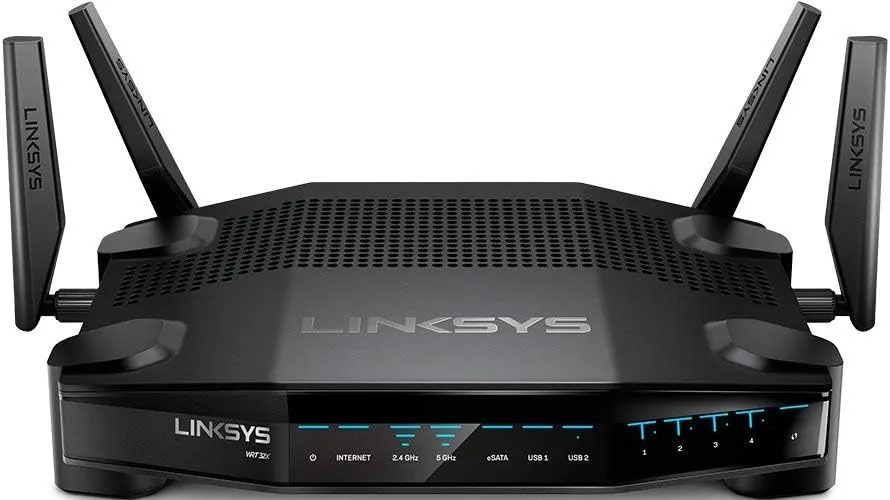 Best Price on Linksys WRT32XB AC3200 Dual Band 4 Gigabit Ports Gaming Wifi Router In Pakistan - mbatraders (1)