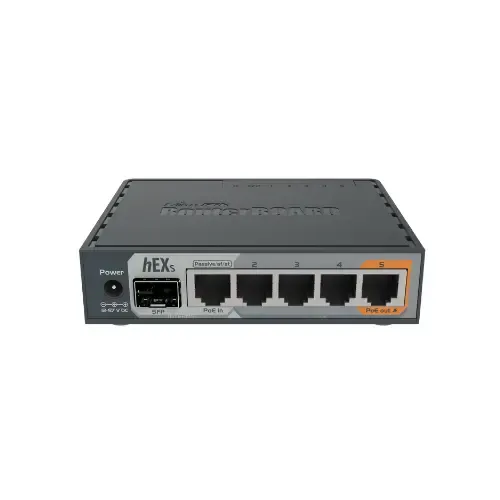 Best Price on MikroTik RB760iGS hEX S Gigabit Ethernet Router with SFP Port In Pakistan - mbatraders (1)