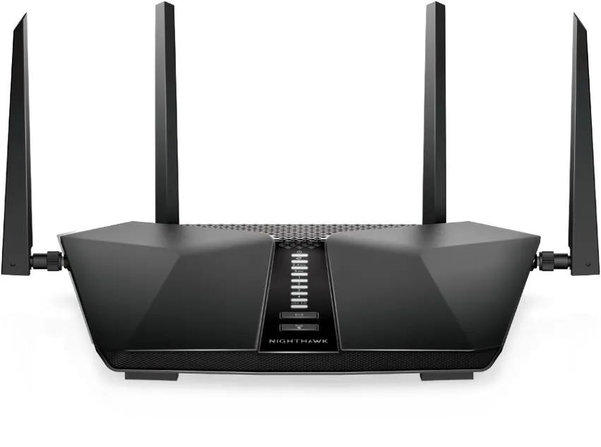 Best Price on NETGEAR Nighthawk AX6 RAX48 4-Port Switch GigE Wi-Fi 6 Dual Band Wireless Router In Pakistan - mbatraders (1)