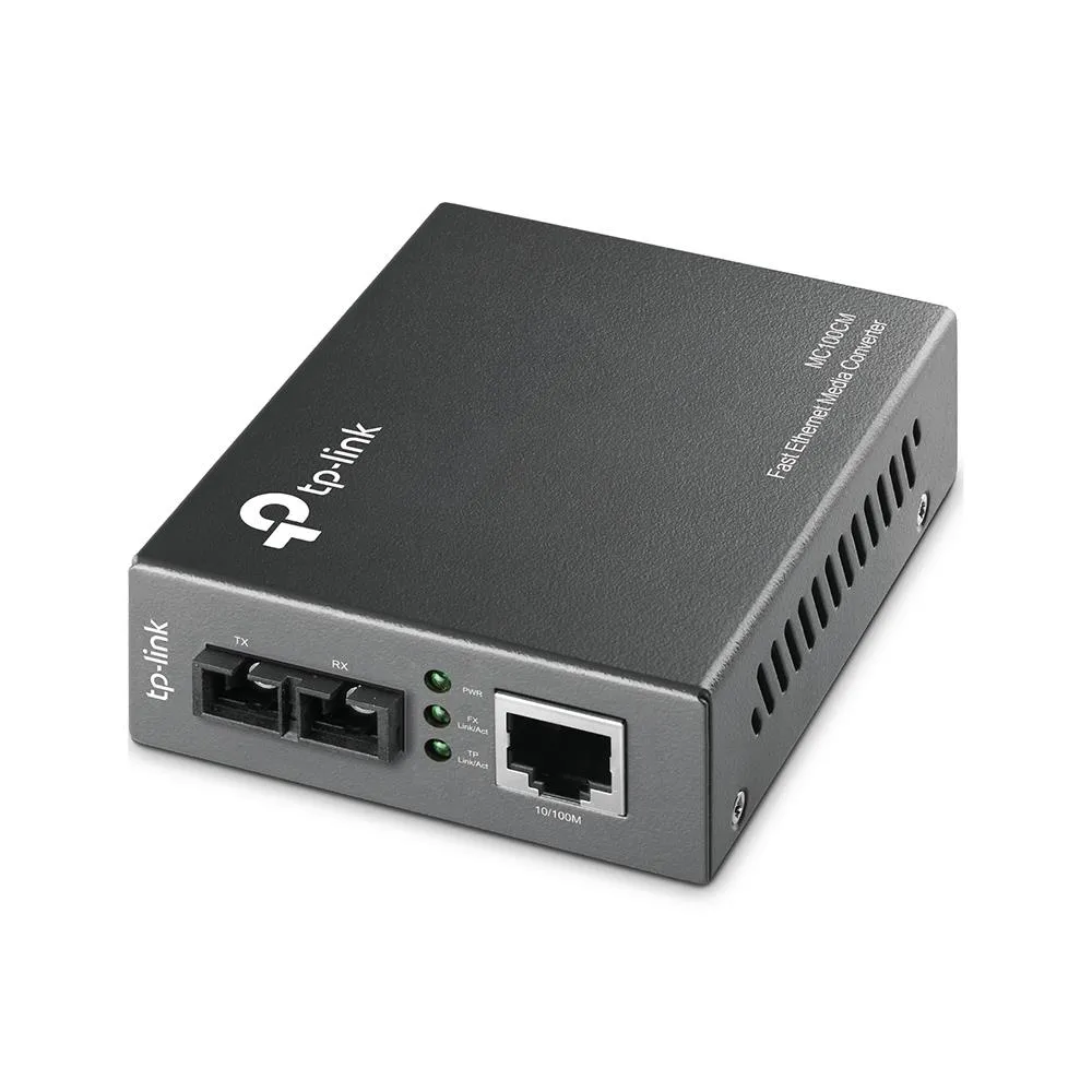 TP-Link MC100CM 10100Mbps Multi-Mode Media Converter - mbatraders (1)