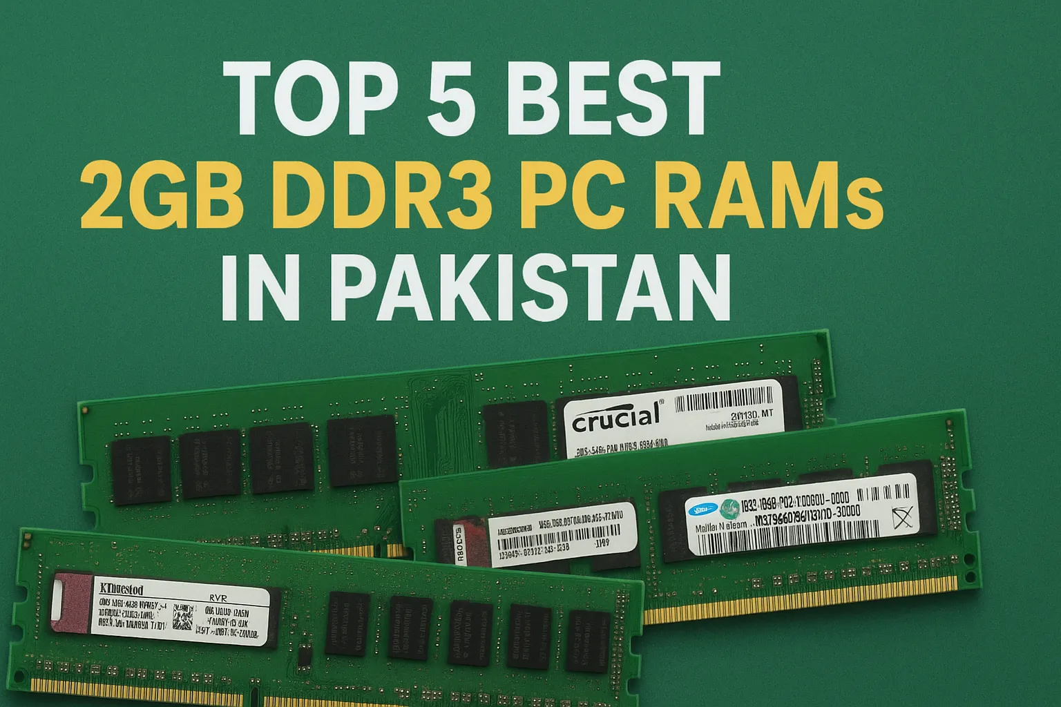 Best 2GB DDR3 PC RAMs in Pakistan - mbatraders.pk