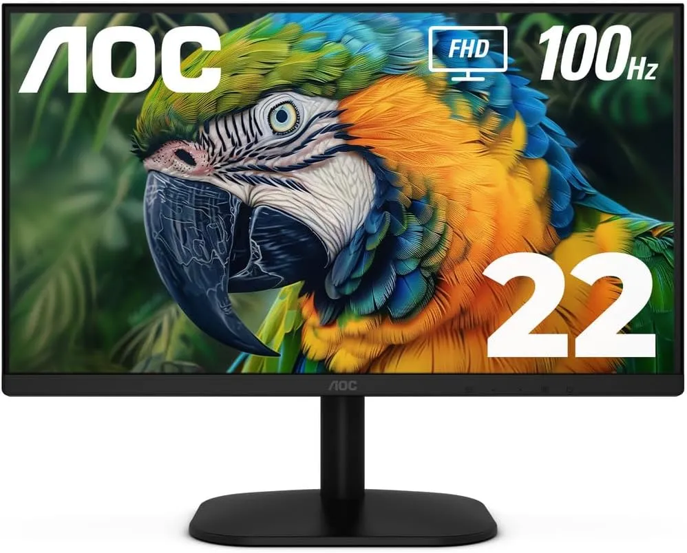 AOC 22B2HM2 22 Full HD (1920 x 1080) 100Hz LED Monitor - mbatraders (1)