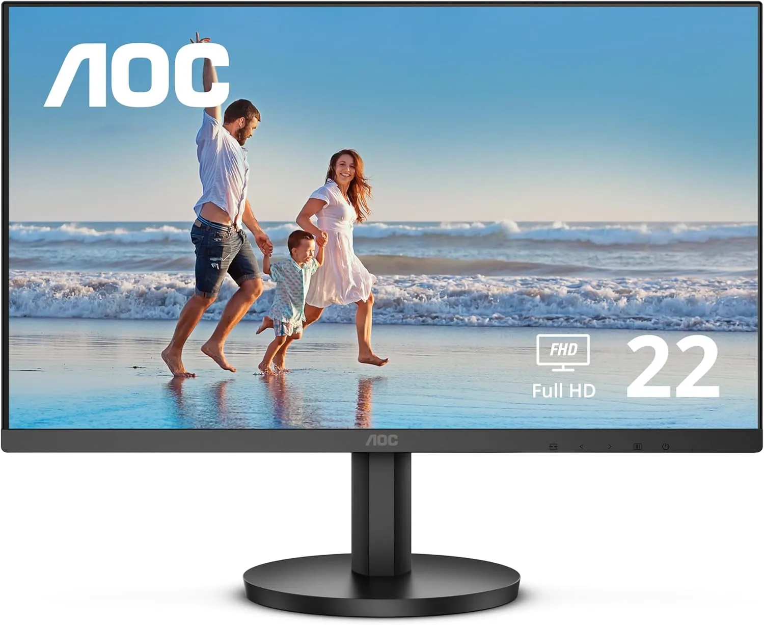 AOC 22B3HM 22 Class Full HD 75Hz LED Monitor - mbatraders (1)