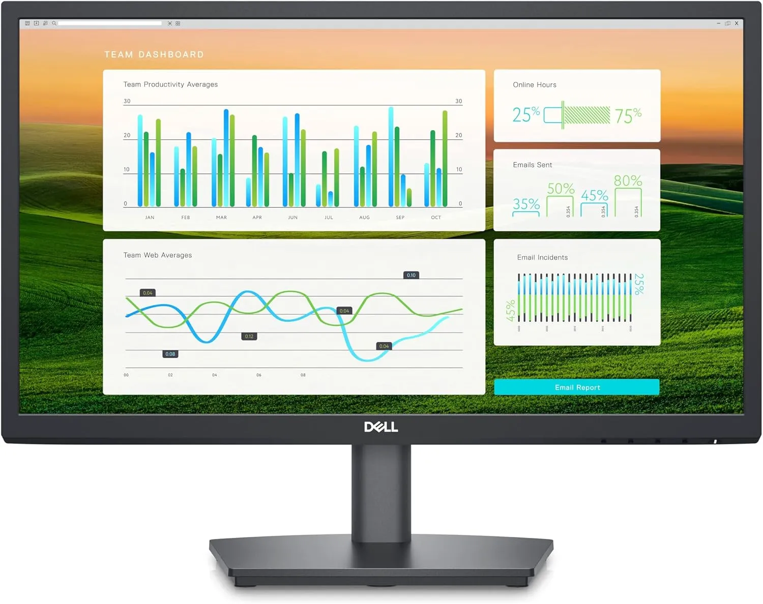 Best Price On Dell E2222HS 21.5 Inch Full HD (1920x1080) 60Hz LCD Monitor In Pakistan - mbatraders (1)