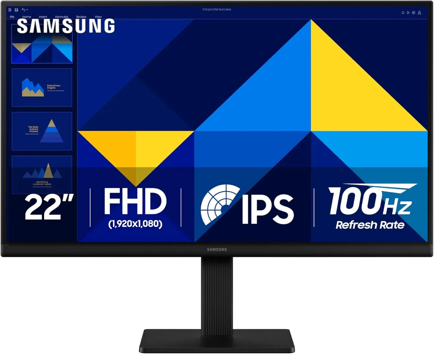 Best Price On Samsung S22D304GAN 22 S30GD 100Hz IPS HDI- VGA FHD LCD Monitor In Pakistan - mbatraders (1)