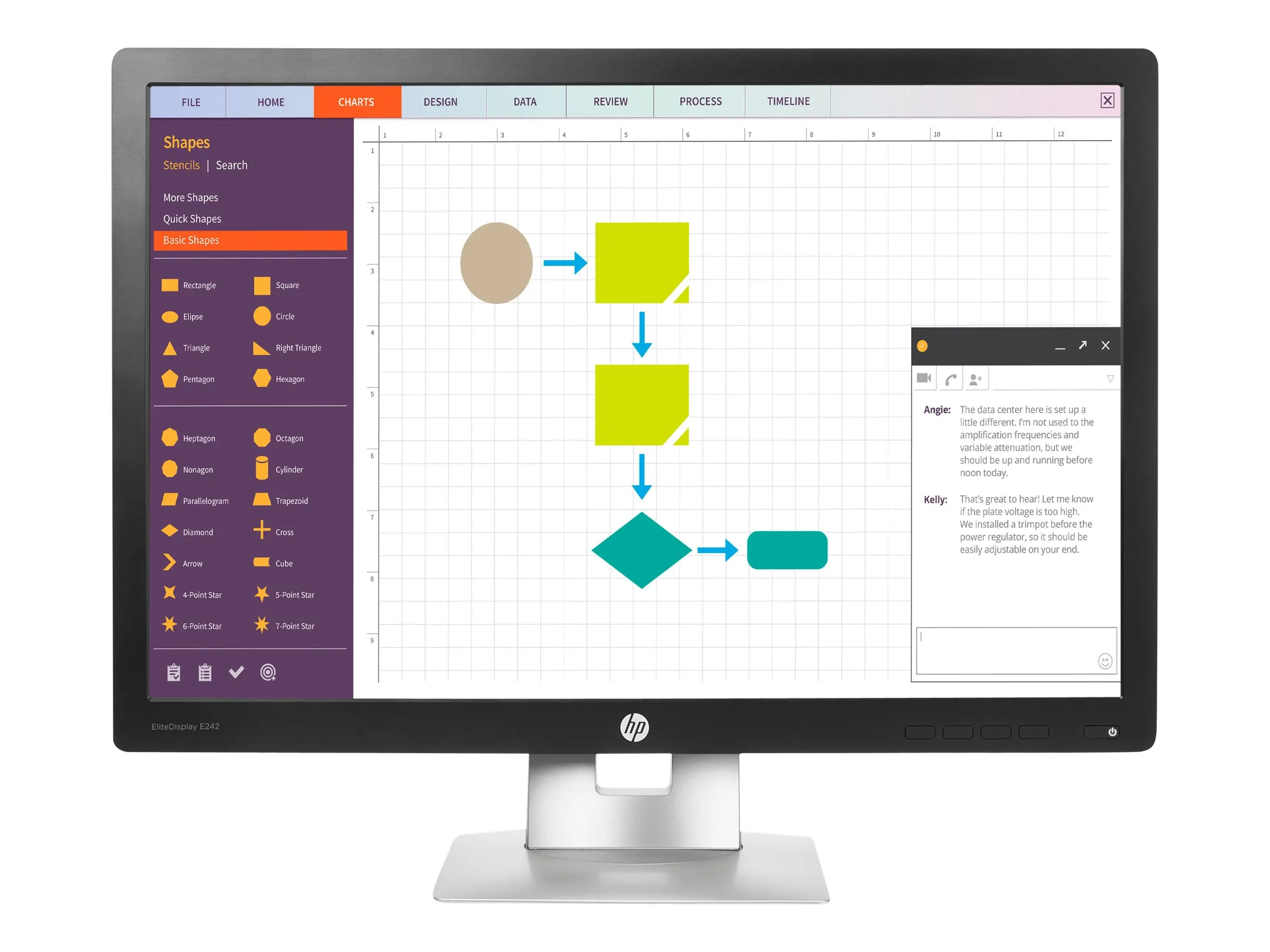 Best Price On HP EliteDisplay E242 24'' 1080p Full HD LED-Backlit LCD Monitor In Pakistan - mbatraders (1)