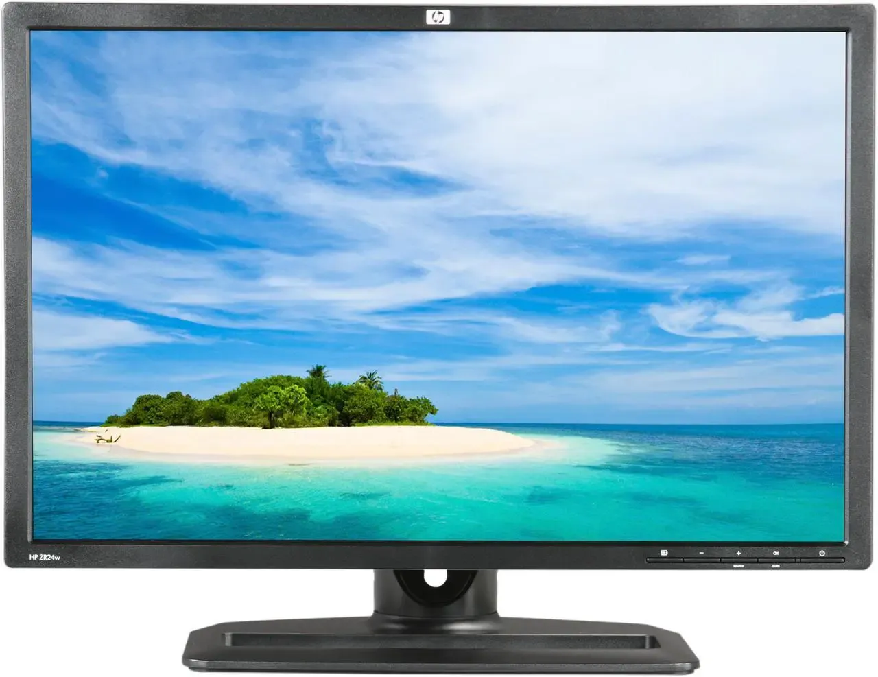 Best Price On HP ZR24w 24'' S-IPS Tilt & Swivel Adjustable Widescreen LCD Monitor In Pakistan - mbatraders (1)